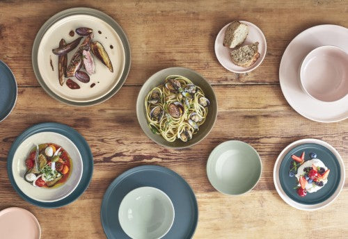 Individual Bowl 15cm - Blue Flame/Ivory - Emile Henry - Set of 6