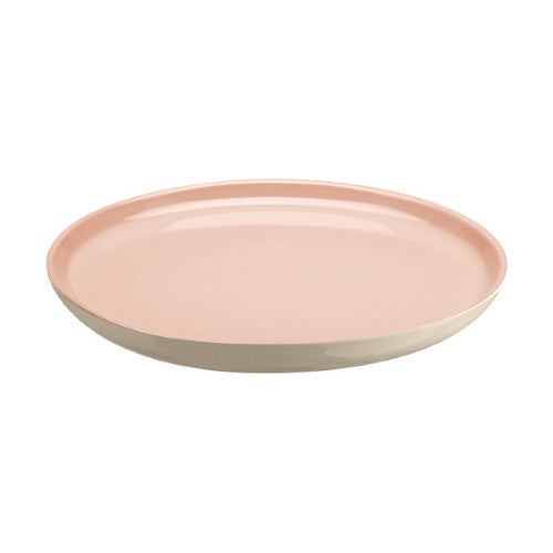 XL Plate 28cm - Powder Pink/Ivory - Emile Henry - Set of 4