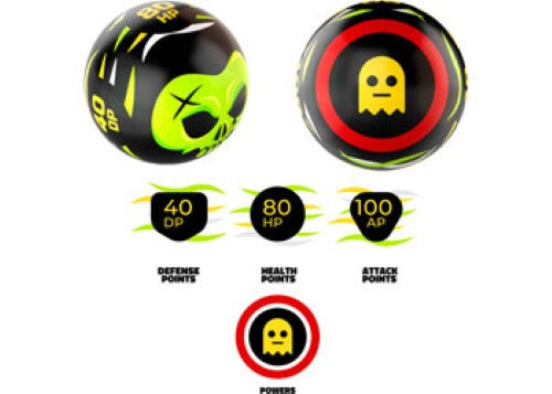 Freak Marbles - Drawstring Mesh Bag w. 3 Marbles C