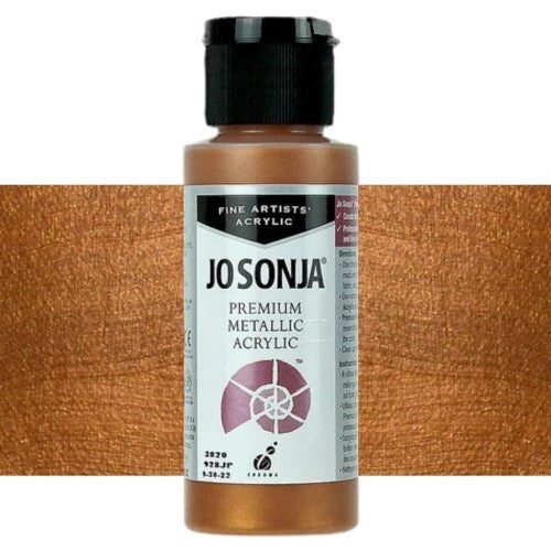 Jo Sonja 60ml Metallic Paints AZTEC GOLD