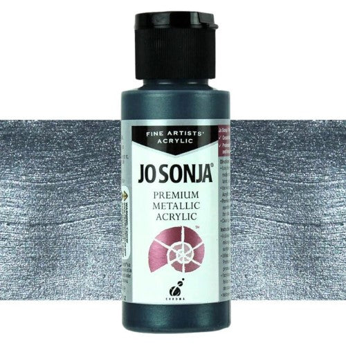 Jo Sonja 60ml Metallic Paints STEEL BLUE