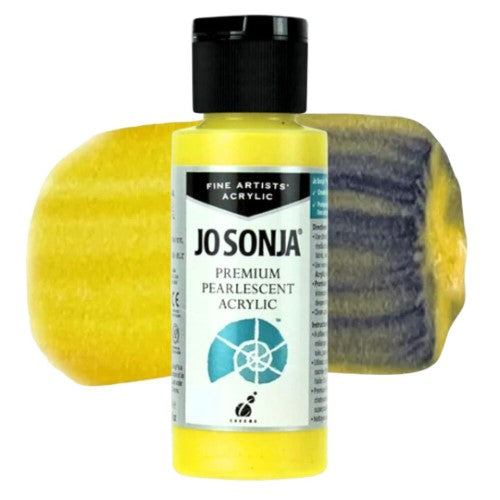Jo Sonja 60ml Pearlescent Paints YELLOW