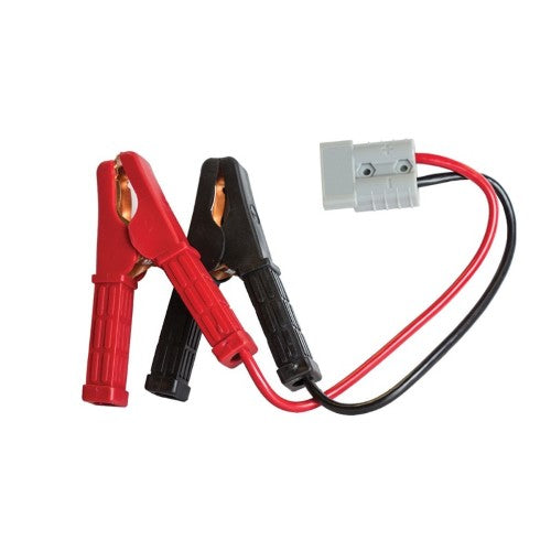 INSULATED BATTERY CLAMPS WITH 50AMP PLUG - 300MM