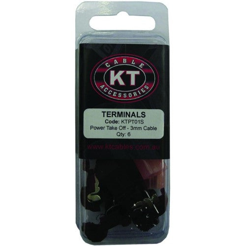 RED CRIMP TERMINAL POWER TAKE-OFF PK6+6