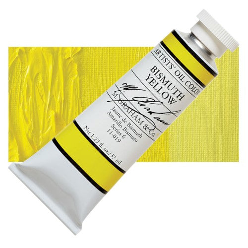 M Graham 37ml Artists' Oil Paints BISMUTH YELLOW
