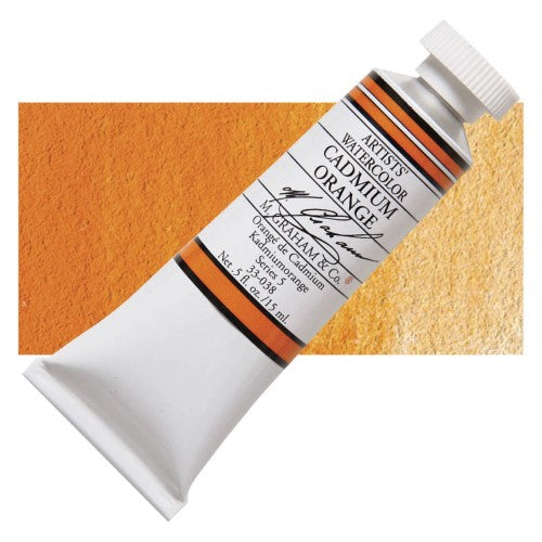 M Graham 15ml Artists' Watercolour Paints CADMIUM ORANGE