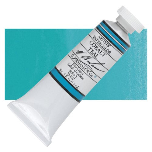 M Graham 15ml Artists' Watercolour Paints COBALT TEAL