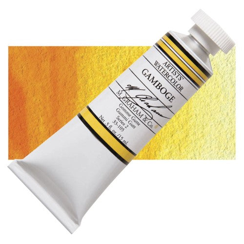 M Graham 15ml Artists' Watercolour Paints GAMBOGE