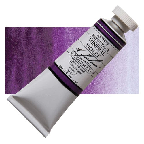 M Graham 15ml Artists' Watercolour Paints MINERAL VIOLET