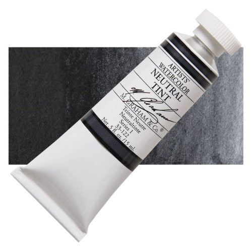 M Graham 15ml Artists' Watercolour Paints NEUTRAL TINT