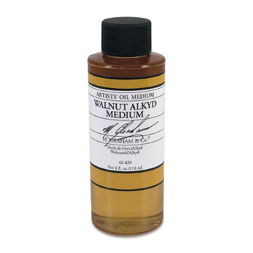 M Graham Walnut Alkyd Oil Mediums 4OZ