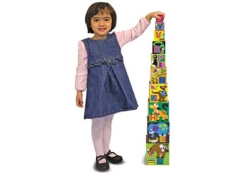 Melissa & Doug - Alphabet Nesting & Stacking Blocks