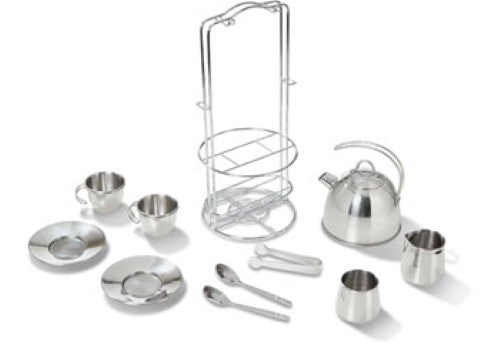 Melissa & Doug - Stainless Steel Tea Set