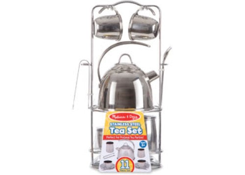 Melissa & Doug - Stainless Steel Tea Set