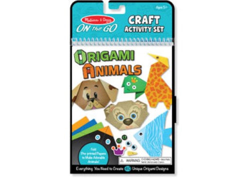 Melissa & Doug - On The Go - Craft Set - Origami Animals