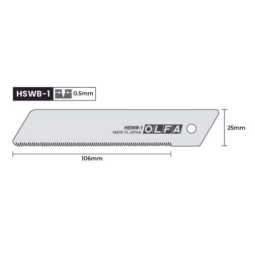 OLFA 25mm HSWB Saw Blade - 1 Pack