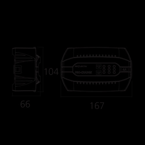 Battery Charger 12V 6 Stage 1-4 AMP - Projecta