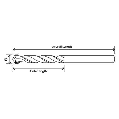 PG PROFESSIONAL TCT Masonry Drill Bit (4mm x 75mm)