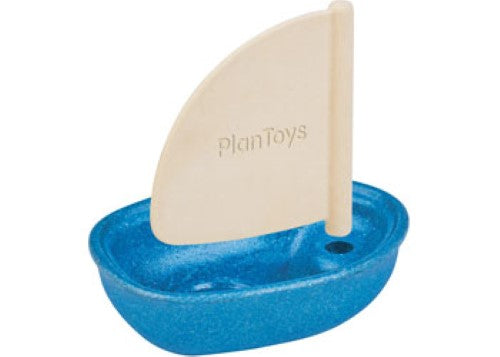 PlanToys - Sailing Boat - Blue