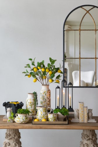 Decorative - Lemon & Leaves Jug - 15cm