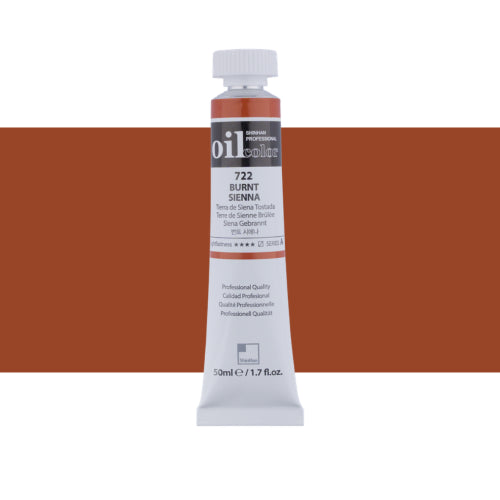 ShinHan Professional 50ml Oil Paint BURNT SIENNA