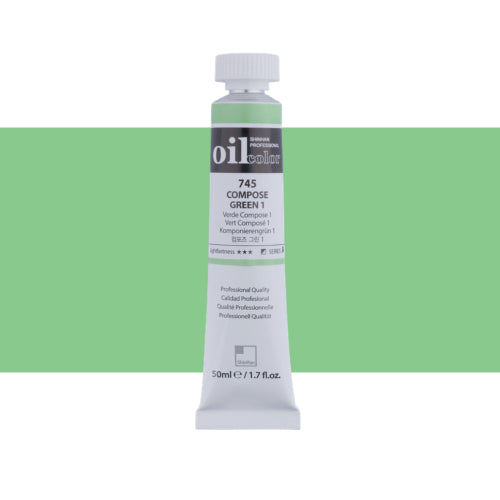 ShinHan Professional 50ml Oil Paint COMPOSE GREEN 1