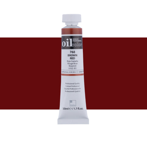 ShinHan Professional 50ml Oil Paint BROWN RED