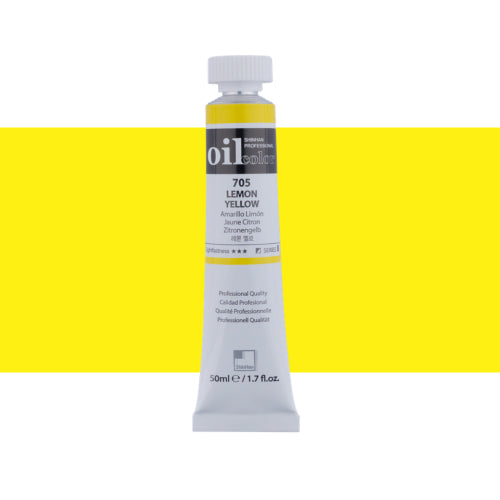 ShinHan Professional 50ml Oil Paint LEMON YELLOW
