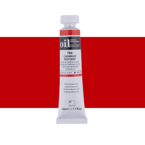 ShinHan Professional 50ml Oil Paint CADMIUM RED DEEP