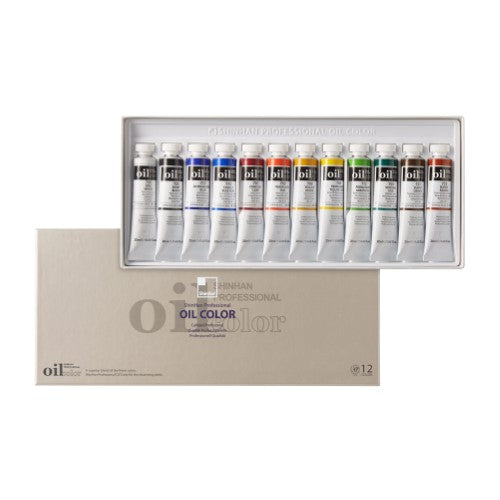 ShinHan Professional 20ml Oil Paints Set Of 12COLORS SET