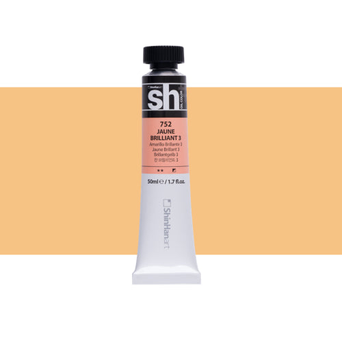 ShinHan SH 50ml Oil Colour Paints JAUNE BRILLIANT 3