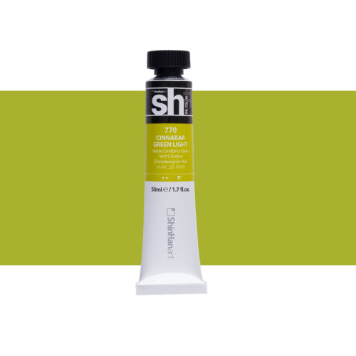 ShinHan SH 50ml Oil Colour Paints CINNABAR GREEN LIGHT