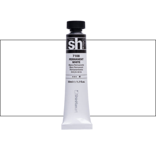 ShinHan SH 50ml Oil Colour Paints PERMANENT WHITE
