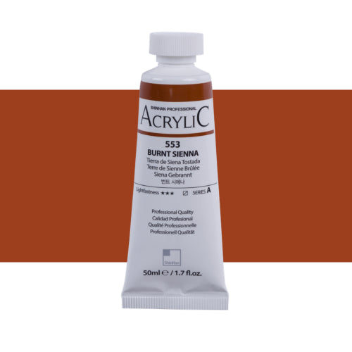 ShinHan Professional 50ml Acrylic Paints BURNT SIENNA