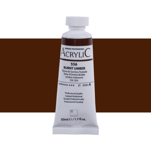 ShinHan Professional 50ml Acrylic Paints BURNT UMBER