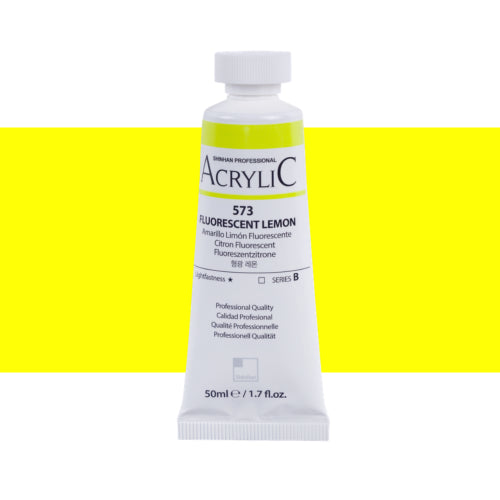 ShinHan Professional 50ml Acrylic Paints FLUO LEMON