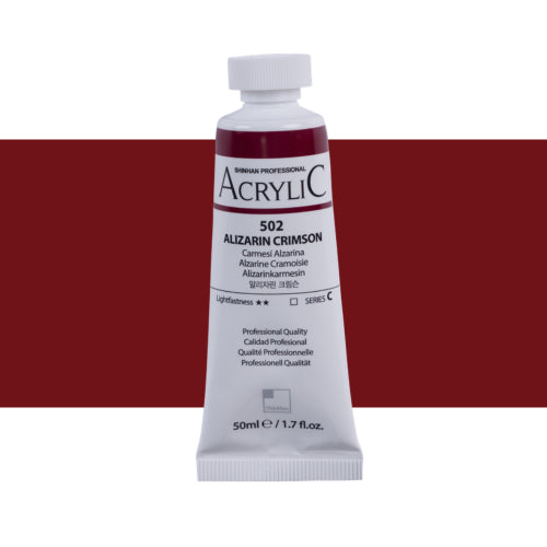 ShinHan Professional 50ml Acrylic Paints ALIZ CRIMSON