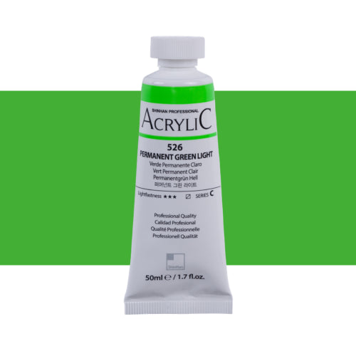 ShinHan Professional 50ml Acrylic Paints PERM GREEN LT