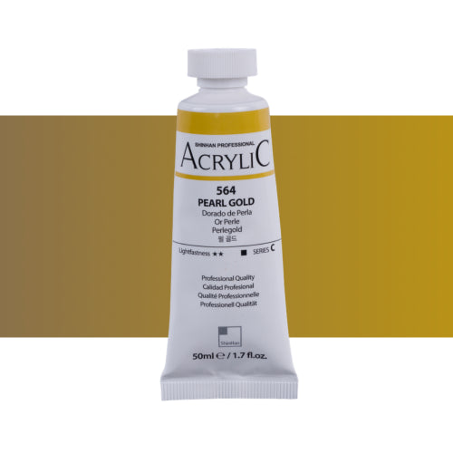 ShinHan Professional 50ml Acrylic Paints PEARL GOLD