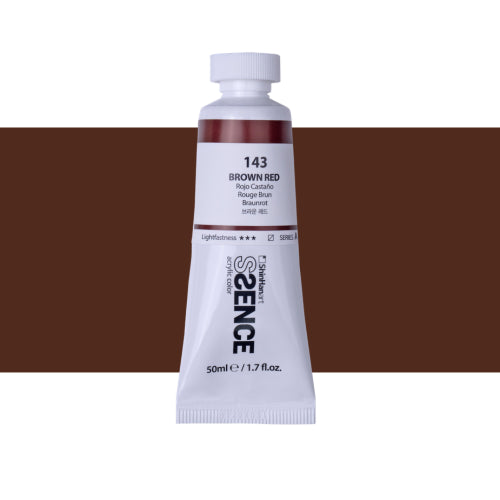 ShinHan SH 50ml Oil Colour Paints BROWN RED