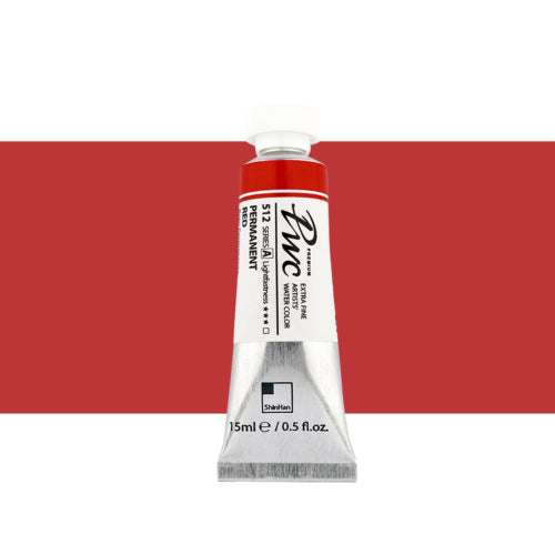 ShinHan PWC Extra Fine 15ml Watercolour Paint PERMANENT RED