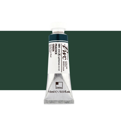 ShinHan PWC Extra Fine 15ml Watercolour Paint PEACOCK GREEN