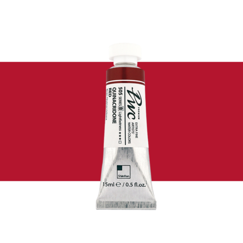 ShinHan PWC Extra Fine 15ml Watercolour Paint QUINACRIDONE RED