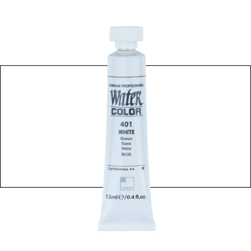 ShinHan Professional 12ml Watercolour Paints WHITE