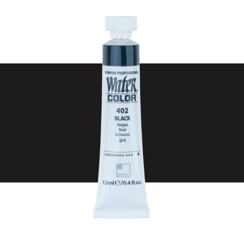 ShinHan Professional 12ml Watercolour Paints BLACK