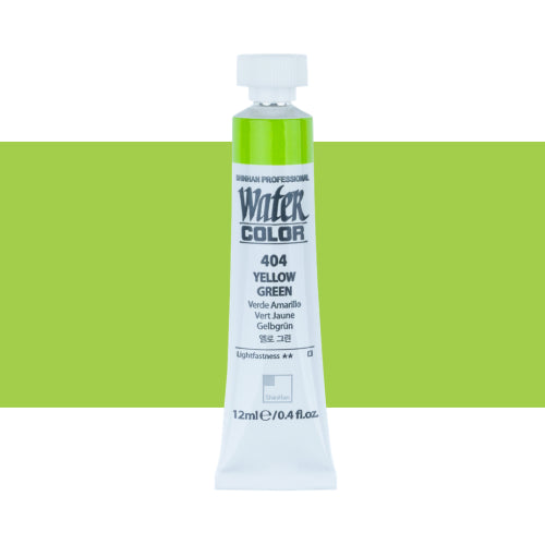 ShinHan Professional 12ml Watercolour Paints YELLOW GREEN