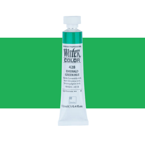 ShinHan Professional 12ml Watercolour Paints EMERALD GRN HUE