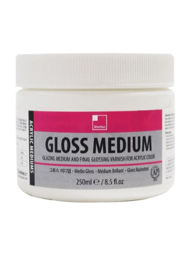 ShinHan Professional Acrylic Gloss Medium 250mlMEDIUM 250ML
