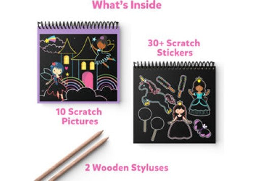 Skillm Magical Scratch Art Unicorns & Princesses