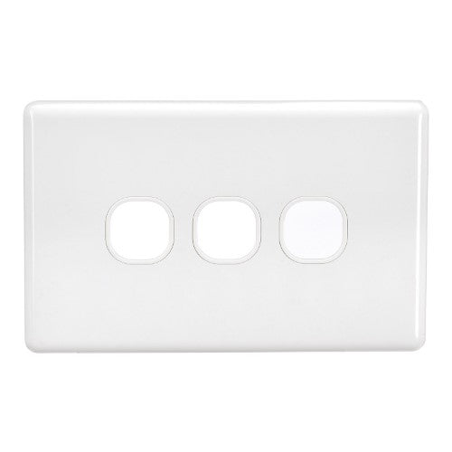 3 GANG BLANK SWITCH WHITE